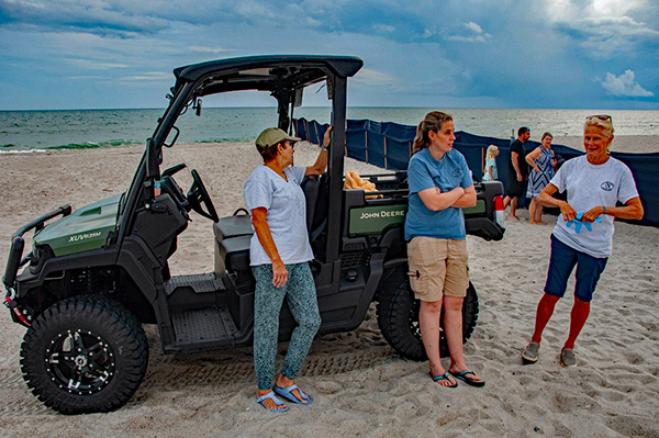 ABSTP volunteers with UTV